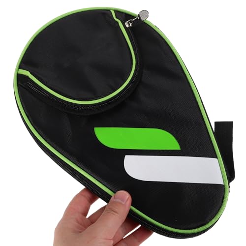 Luxshiny Thickened Table Tennis Racket Case Large Capacity Paddle and Balls Storage Bag Shockproof Portable Cover for Indoor Outdoor Use with Stylish Chic Design