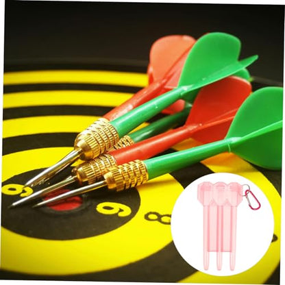 KESYOO Portable Darts Case Bag Hard Shell Dart Storage Box Lightweight Organizer - color: Pink