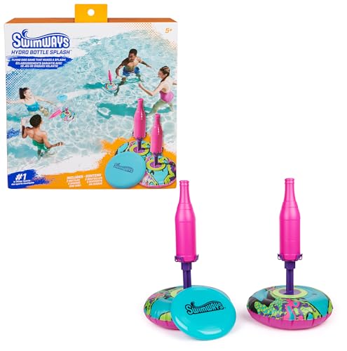 SwimWays Hydro Bottle Splash, Pool Toys for Kids and Adults, Throwing Disc Swimming Pool Game, Outdoor Toys for Kids Aged 5 & Up - color: Bottle Splash