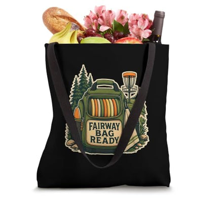 FAIRWAY BAG READY Disc Golf Pines Tote Bag