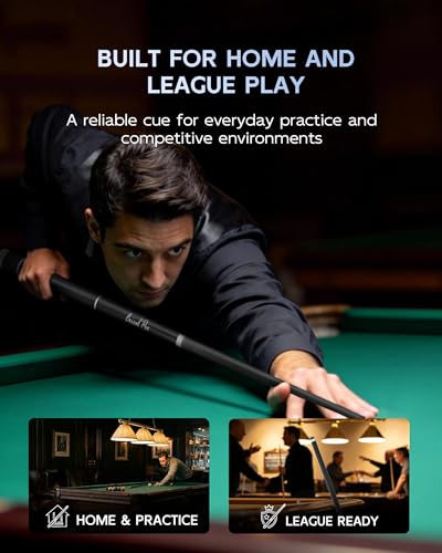 CRICAL Carbon Fiber Pool Cue Stick 58" Billiard Cue Sticks Professional Low Deflection Pool Sticks with 3/8 * 8 Pin Joint and 12.5mm Tip - color: 005-CLPro1 (Pro Taper)