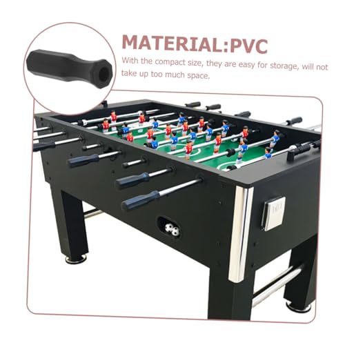 8Pcs Foosball Table Handles Replacement Ergonomic Non-Slip Plastic Grips for Standard Football Table Rods Foosball Supplies