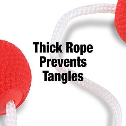 GoSports Ladder Toss Bolo Replacement Set - Kid Safe Soft Rubber or Hard Golf Balls - style: Soft Rubber