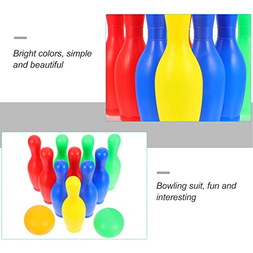 Toddmomy 1set Boys and Girls Indoor Bowling Safe Material for Parent-boy Girl Motor Skill Development