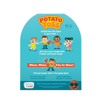 Chuckle & Roar Potato Toss Family Game - Multicolor, Pack of 1, Ages 3+ - Random-Timer Hot Potato Game - Group Party Fun for Kids - Ready-to-Play Cool Tech Toy