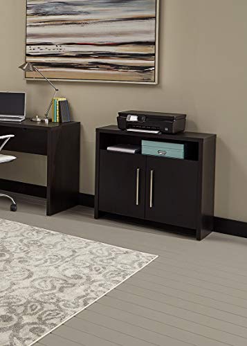 ClosetMaid 1665 2-Door Storage Cabinet with Shelf, Black Walnut - color: Black Walnut, style: Storage Cabinet
