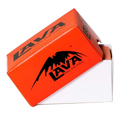Lava Pool Cue Billiard Chalk Rust Color - 4 pcs - 2 Boxes - color: Rust