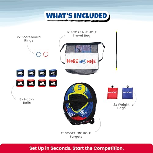 TOSS & ROLL NN' Hole - Portable Cornhole Game for Water or Land | for All Ages