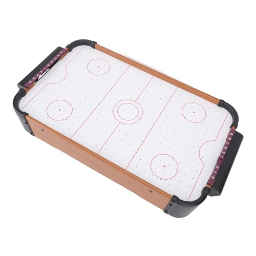 CHICIRIS Table Top Air Hockey Game, Battery Operated Kids Adults with 2 Paddles and Pucks, for Indoor Outdoor Family Fun