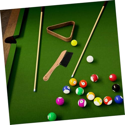 Generic Portable Pool Table Brush with Dense Bristles for Felt Cleaning Gentle and Billiard Table Sweeper Practical Rail and Cushion Cleaner for Billiard Club Supplies