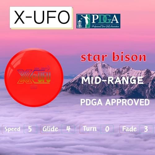 X-UFO Disc Golf Set - Disc Golf Starter Set, Includes 1 Putter, 1 Driver, and 1 midrange disc, Weighing 170-178 Grams Suitable for Beginners and Professional disc Golf tournaments - color: Set 5