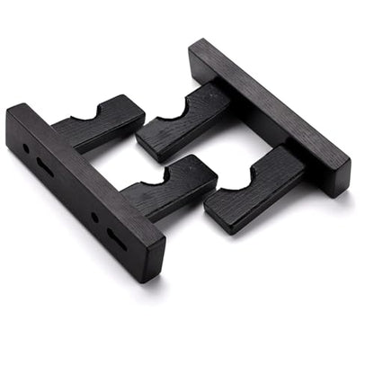 Pool Stick Holder Wall Mount Pool Stick Rack Billiard Cue Racks | Solid wood, horizontal display and storage of 2 billiard clubs on the wall (1 pair) - color: 1 pair