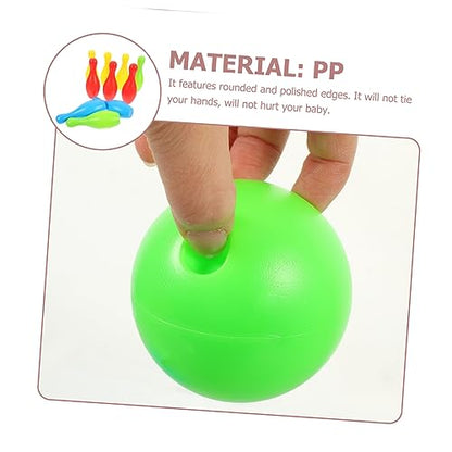 WOONEKY 12Pcs Bowling Set Interactive Outdoor Fun with Pins Balls Materials for Preschoolers for Family Playtime and Garden Games