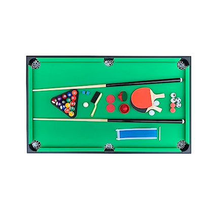 KICK Quatro 55" 4-in-1 Foldable Multi Game Table – Foosball, Billiards/Pool, Push Hockey & Ping Pong - color: Black
