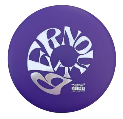 Bernoulli Recycled Plastic Disc Golf Putter Disc | 175-180 Gram | PDGA Approved - color: Purple