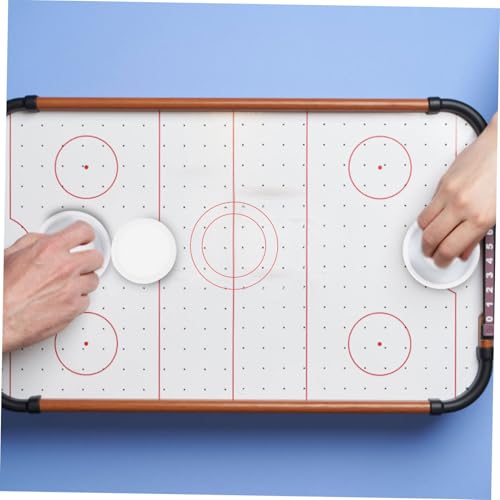 Toddmomy Air Hockey Air Hockey Pucks Ice Hockey Pushers Table Ice Hockey Supplies Ice Hockey Paddles Hockey Table