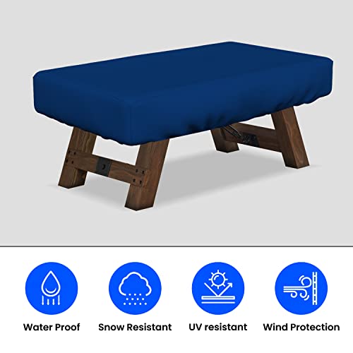 Covers & all Air Hockey Table Covers, Made of 18 Oz Waterproof & UV-Resistant Cover Tuff Fabric, Suitable for Indoors/Outdoors (88" W x 44" D x 15" H, Blue)