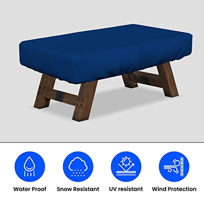 Covers & all Air Hockey Table Covers, Made of 18 Oz Waterproof & UV-Resistant Cover Tuff Fabric, Suitable for Indoors/Outdoors (88" W x 44" D x 15" H, Blue)