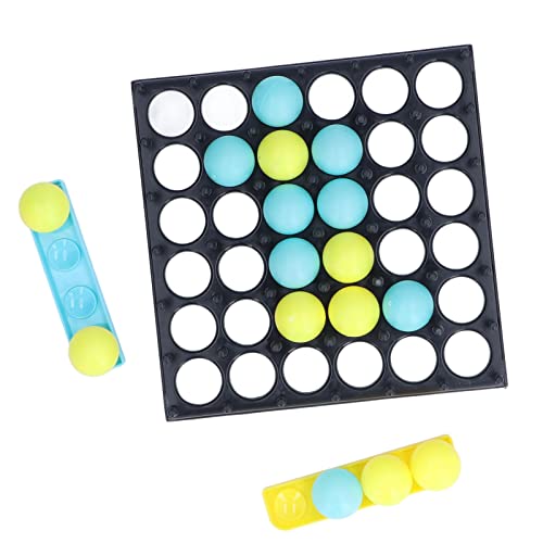 Bounce Ball Board Game Set with 9 Cards and 16 Balls - Interactive Family Game for Childrens Hands and Feet Coordination