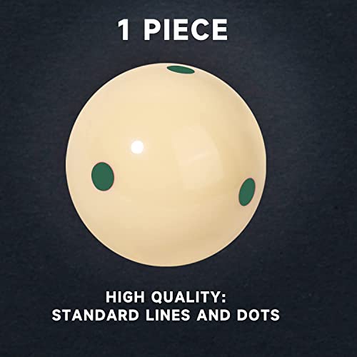 Champion 2-1/4" Billiard Practice Training Pool Cue Ball - color: 6 Green Dot