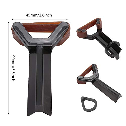 Cue Tip Clamp, Dilwe Y-Shaped Elastic Fastener for Billiard and Snooker Cue Tip Repair Tool with Glue-On Design