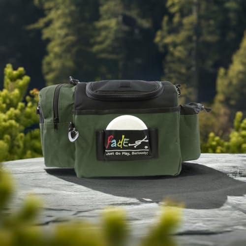 Fade Crunch Disc Golf Bag – Compact, Durable, and Lightweight Disc Storage (Green)