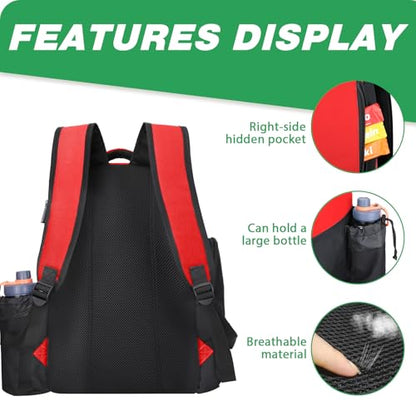 Disc Golf Bag Holds 23+ Discs,Durable Disc Golf Backpack with cooler compartment,Large Capacity Frisbee Bags