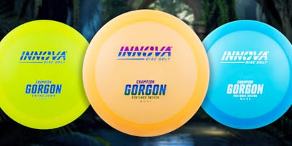 Innova Champion Gorgon Distance Driver, Control Disc Golf Driver with Straight Glide (Colors Will Vary) - size: 170-172g