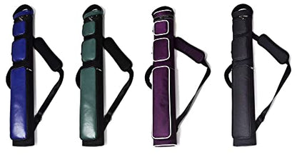 Champion 2X4,3x6 Nylon/Leatherette Billiard Pool Cue Stick Hard Carrying Case 4S2B, 6S3B - color: Green, size: 3X6 (3B6S)
