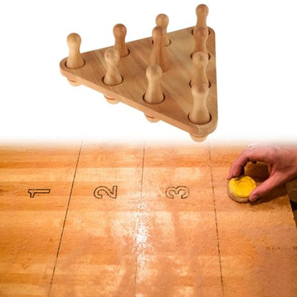10x Shuffleboard Bowling Pins Indoor Bowling Game for Sports Tabletop Family