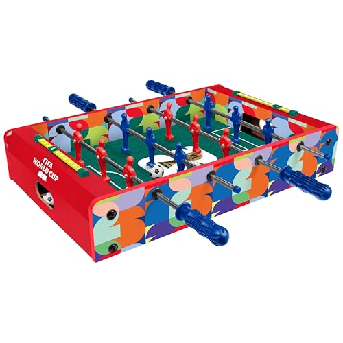 FIFA Foosball Table for Kids – Tabletop Soccer Game with Rod Handles, Ball & Players – Wooden Mini Game Table – FIFA Licensed - Kids 4+