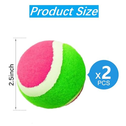 2 Pack Toss and Catch Ball Replacement Sticky Balls, 2.5 Inch Diameter, Suitable for Toss and Catch Game