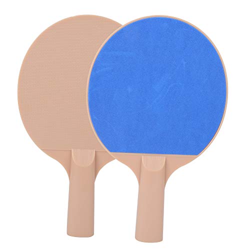 Table Tennis Paddle Kit Ecofriendly Plastic Elasticity Outdoor Children Practice Bat Set with 2 Rackets 2 Balls for Kids Beginners