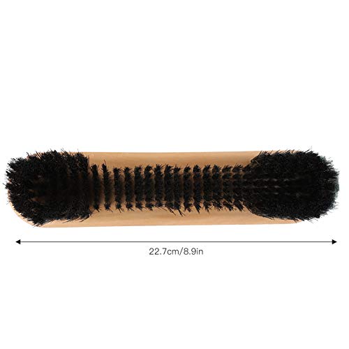 2pcs Rail Brush Pool Snooker Billiard Table Brush, Wooden Billiards Pool Table and Rail Brush Set, Billiard Brush Cleaner Billiard Washing Tools Supplies