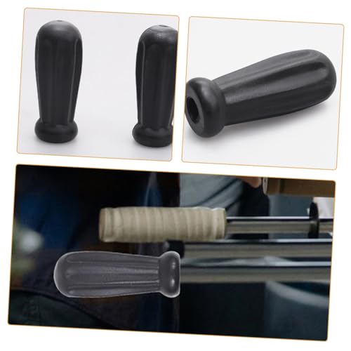 Vaguelly 2pcs Foosball Table Handle Grips Plastic Rod Safety End Caps for Table Soccer Foosball Handle Replacement Parts Compact Design for Use