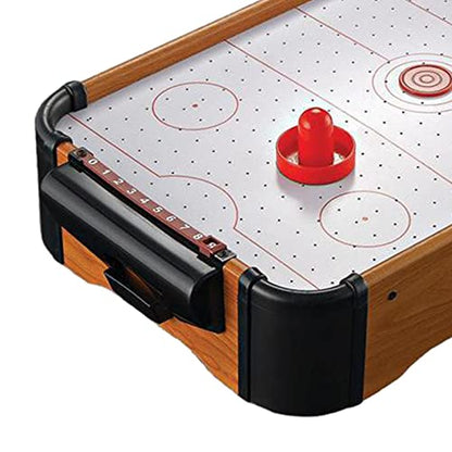 Tabletop Air Hockey Game Board Compact Operated Hockey Tabletop Educational Toy for Kids Two Player Indoor Gathering Parent