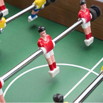 Tabletop Foosball Set, 14 inch Mini Foosball Table with 2 Balls and Manual Sliders Score Keeper, Self Assembly Indoor Outdoor Table Soccer Game for Game Rooms Parties Family Night