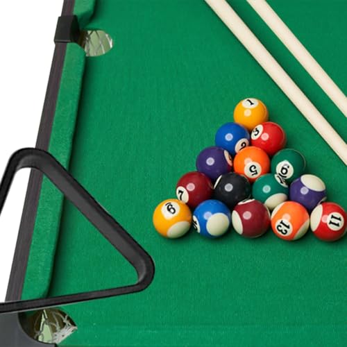 Generic Mini Tabletop Pool Set Billiards Game Miniature Pool Toy Desktop Snooker Game Balls for Parties Nursery Friends, 81cmx40cmx15.5cm