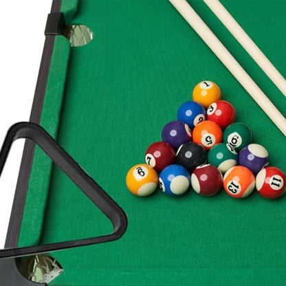 Generic Mini Tabletop Pool Set Billiards Game Miniature Pool Toy Desktop Snooker Game Balls for Parties Nursery Friends, 81cmx40cmx15.5cm