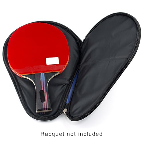 Table Tennis Racket Case Organizers with Small Compartment for Paddle Case Carry Bag Racket Bat Storage
