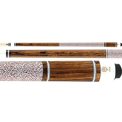 McDermott 58in G Series G224 Two-Piece Pool Cue Size: 13mm (STANDARD), Style 20 oz
