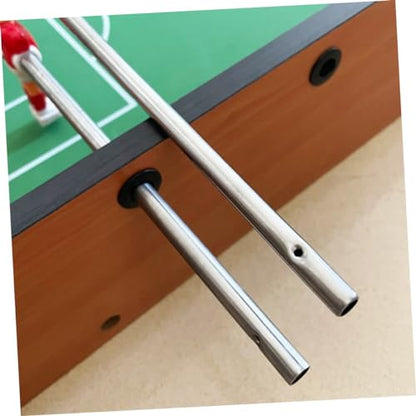 BESPORTBLE 3pcs Soccer Machine Pole Table Football Game Accessory Metal Operation Handle Replacement Rod Ergonomic Design