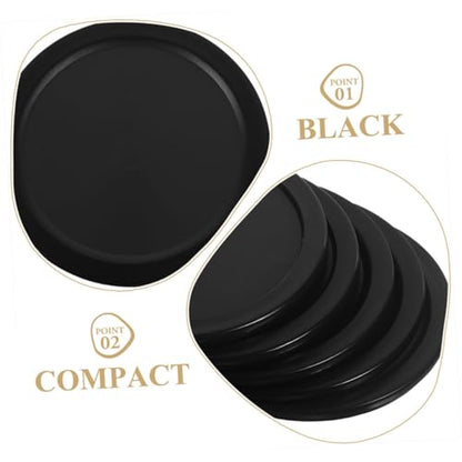 Desktop Ice Hockey Pucks Plastic Black Table Hockey Pucks Small Hockey Accessories Indoor Hockey - color: Black