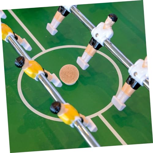 HANABASS 3pcs Wooden Foosball Balls Cork Table Soccer Balls for Indoor Games Foosball Table Accessories for Family Fun and Interactive Play