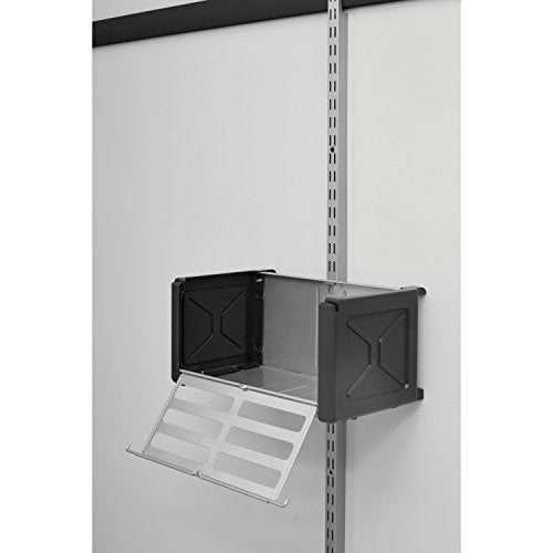 Rubbermaid FastTrack Rail Access Bin Garage Organization Bin for Sports Equipment/Gardening Supplies/Shed/Home/Garage/Item Storage - style: Storage Bin