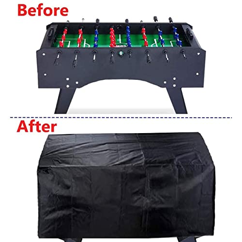 Foosball Table Protection - Waterproof Outdoor/Indoor UV Resistant Foosball Table Cover - style: 63 x 45 x 35inch