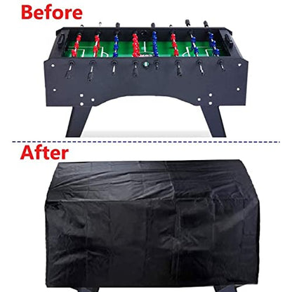 Foosball Table Protection - Waterproof Outdoor/Indoor UV Resistant Foosball Table Cover - style: 63 x 45 x 35inch