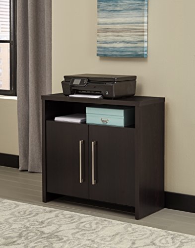 ClosetMaid 1665 2-Door Storage Cabinet with Shelf, Black Walnut - color: Black Walnut, style: Storage Cabinet