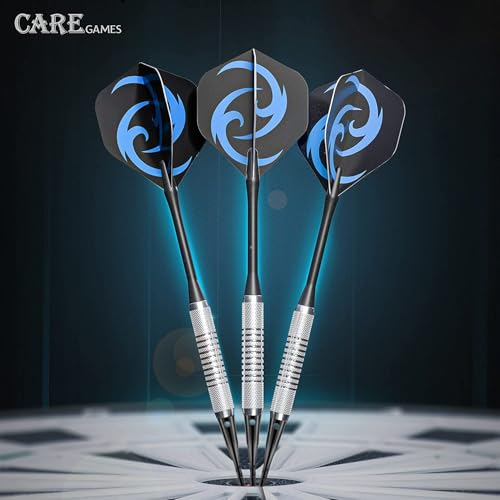 Soft Darts Set 12Packs with 4 Colors Plastic Shafts,Extra Flights,Points and Flight Protectors