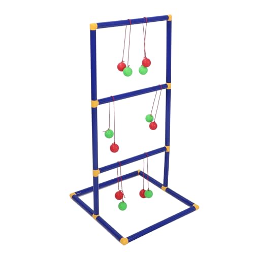 Ladder Toss Game Set, Interactive Ladder Ball Tossing Game Asssembly Replacement, Outdoor for Adults and Family